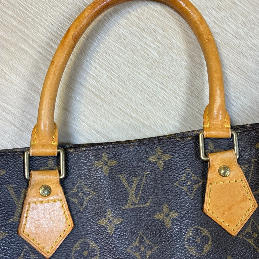 Louis Vuitton Brown Sac Plat Monogram Shopper Tote - Picture 10 of 17